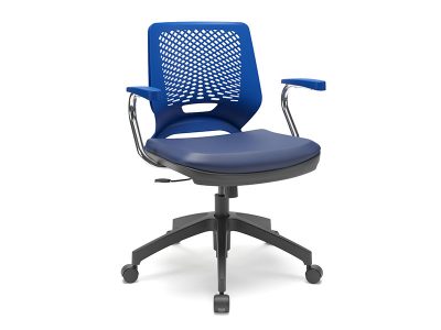 Cadeira Beezi Executiva Giratória BRF Azul - Kit Móveis