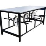 MESA REFEITORIO BANCO REBATIVEL ST - Kit Móveis