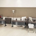 Mesa Trabalho Delta Atendimento Gold -Kit Móveis