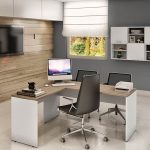 Mesa Trabalho em L Prima - Kit Móveis
