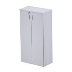 Armário Alto 2 portas Cinza Cristal - Kit Móveis - Kit Móveis